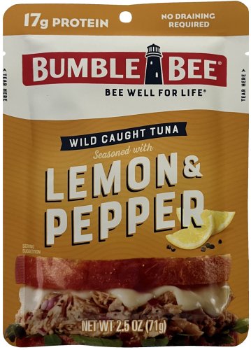 (image for) BUMBLE BEE TUNA LEMON & PEPPER