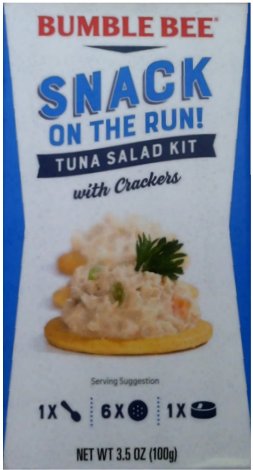 (image for) BUMBLE BEE SNACK ON THE RUN TUNA SALAD KIT WITH CRACKERS