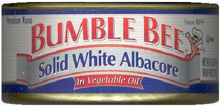 (image for) BUMBLE BEE ALBACORE TUNA IN VEGETABLE OIL