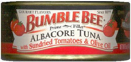 (image for) BUMBLE BEE ALBACORE TUNA WITH SUNDRIED TOMATOES & OLIVE OIL