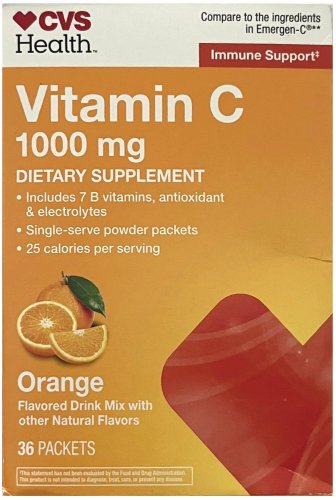 (image for) CVS VITAMIN C 1000MG ORANGE FLAVORED DRINK MIX