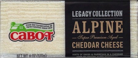 (image for) CABOT LEGACY COLLECTION ALPINE CHEDDAR CHEESE