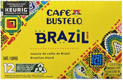 (image for) CAFE' BUSTELO BRAZIL COFFEE K-CUP PODS