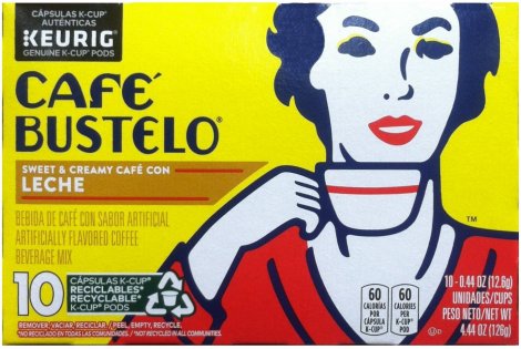 (image for) CAFE' BUSTELO SWEET & CREAMY CAFE CON LECHE K-CUP PODS