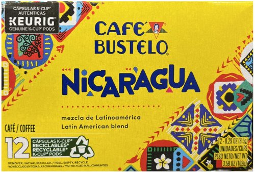 (image for) CAFE' BUSTELO NICARAGUA COFFEE K-CUP PODS