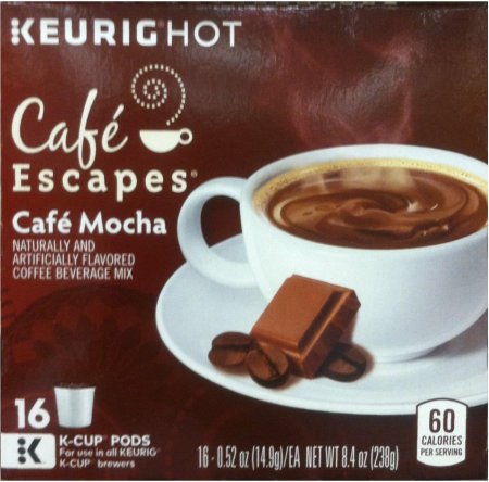 (image for) CAFE ESCAPES CAFE MOCHA K-CUP PODS