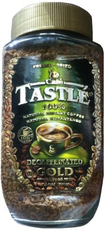 (image for) CAFE TASTLE DECAFFEINATED GOLD FREEZE DRIED INSTANT COFFEE