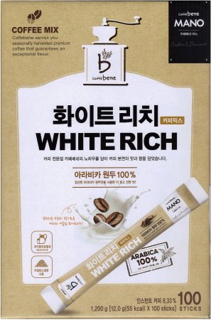 (image for) CAFFE BENE MANO WHITE RICH COFFEE MIX