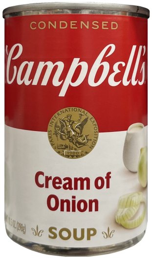 (image for) CAMPBELL'S CONDENSED CREAM OF ONION SOUP