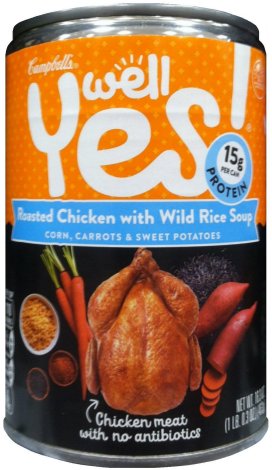 (image for) CAMPBELL'S WELL YES! ROASTED CHICKEN WITH WILD RICE SOUP