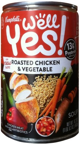 (image for) CAMPBELL'S WELL YES! ROASTED CHICKEN & VEGETABLE SOUP