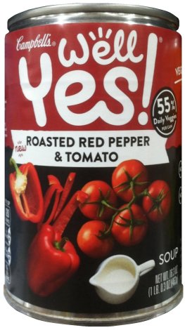 (image for) CAMPBELL'S WELL YES! ROASTED RED PEPPER & TOMATO SOUP