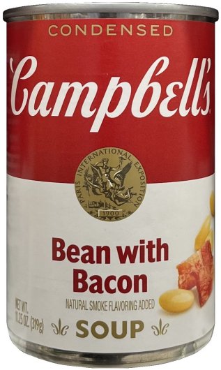 (image for) CAMPBELL'S CONDENSED BEAN WITH BACON SOUP