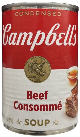 (image for) CAMPBELL'S CONDENSED BEEF CONSOMME' SOUP