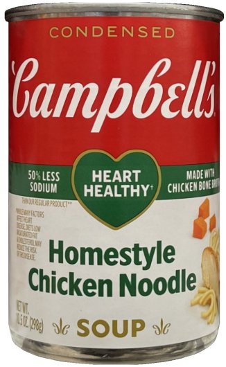 (image for) CAMPBELL'S CONDENSED HOMESTYLE CHICKEN NOODLE SOUP