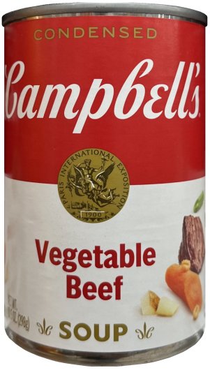 (image for) CAMPBELL'S CONDENSED VEGETABLE BEEF SOUP