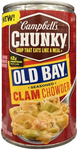 (image for) CAMPBELL'S CHUNKY OLD BAY CLAM CHOWDER