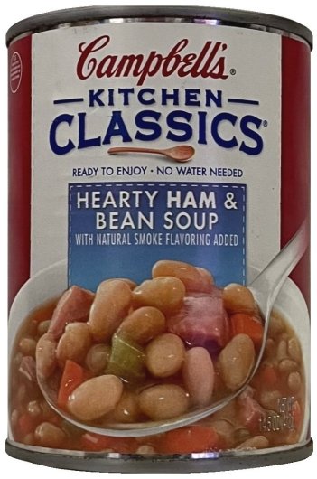 (image for) CAMPBELL'S KITCHEN CLASSICS HEARTY HAM & BEAN SOUP