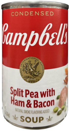 (image for) CAMPBELL'S CONDENSED SPLIT PEA WITH HAM & BACON SOUP