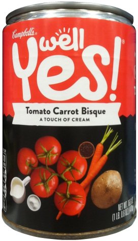 (image for) CAMPBELL'S WELL YES! TOMATO CARROT BISQUE