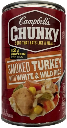 (image for) CAMPBELL'S CHUNKY SMOKED TURKEY WITH WHITE & WILD RICE