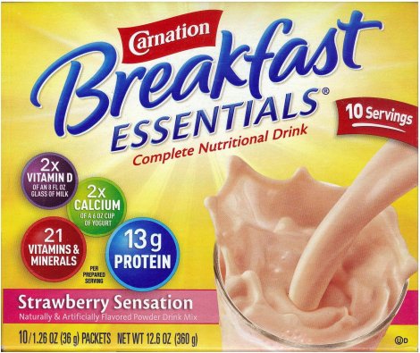 (image for) CARNATION BREAKFAST ESSENTIALS STRAWBERRY SENSATION