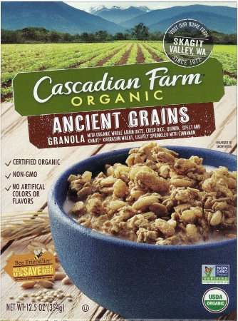 (image for) CASCADIAN FARM ORGANIC ANCIENT GRAINS GRANOLA