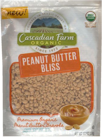 (image for) CASCADIAN FARM ORGANIC PEANUT BUTTER BLISS GRANOLA