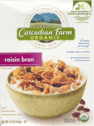 (image for) CASCADIAN FARM RAISIN BRAN ORGANIC CEREAL