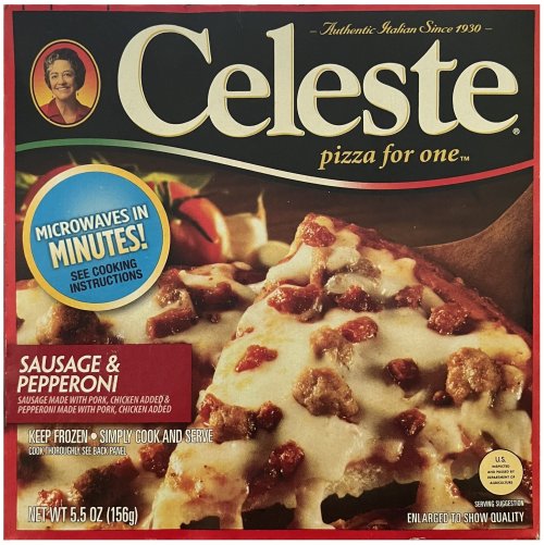 (image for) CELESTE SAUSAGE & PEPPERONI PIZZA FOR ONE