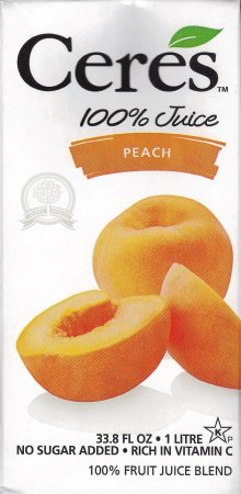 (image for) CERES PEACH FRUIT JUICE