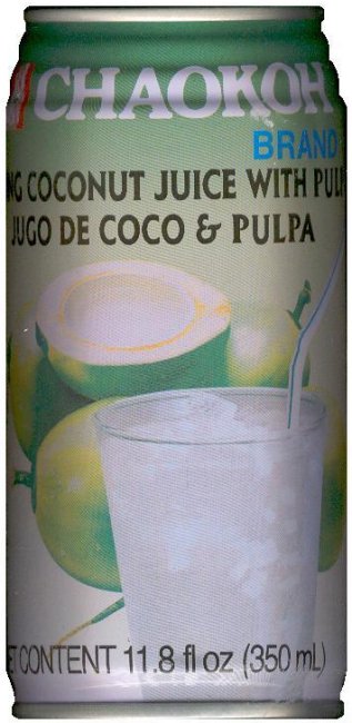 (image for) CHAOKOH YOUNG COCONUT JUICE WITH PULP