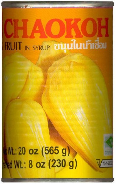 (image for) CHAOKOH JACKFRUIT IN SYRUP