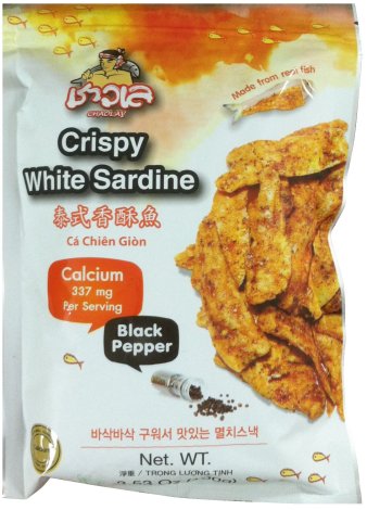 (image for) CHAOLAY CRISPY WHITE SARDINE BLACK PEPPER