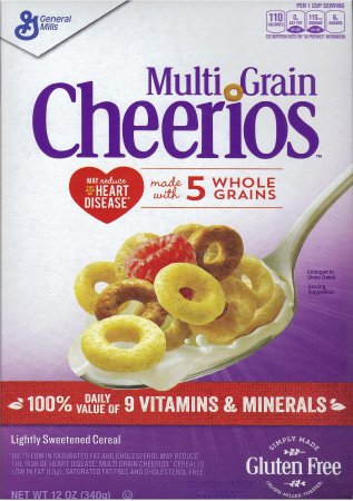 (image for) GENERAL MILLS CHEERIOS MULTI GRAIN