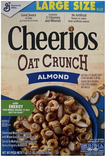 (image for) GENERAL MILLS CHEERIOS OAT CRUNCH ALMOND