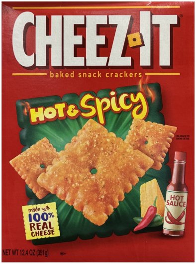 (image for) CHEEZ IT HOT & SPICY BAKED SNACK CRACKERS