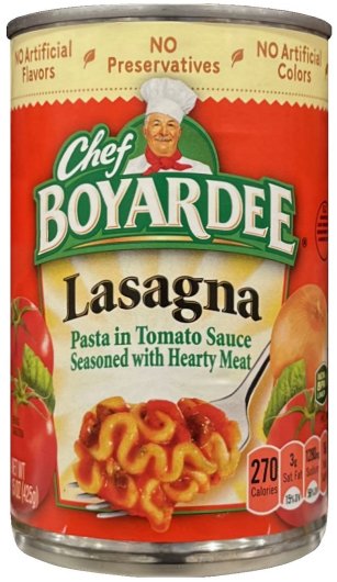 (image for) CHEF BOYARDEE LASAGNA