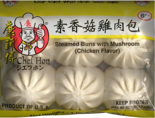 (image for) CHEF HON STEAMED BUNS WITH MUSHROOM CHICKEN FLAVOR