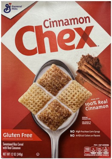 (image for) GENERAL MILLS CHEX CINNAMON