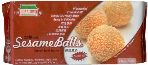 (image for) CHINATOWN SESAME BALLS SWEET RED BEAN