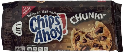 (image for) NABISCO CHIPS AHOY! CHOCOLATE CHUNK COOKIES CHUNKY