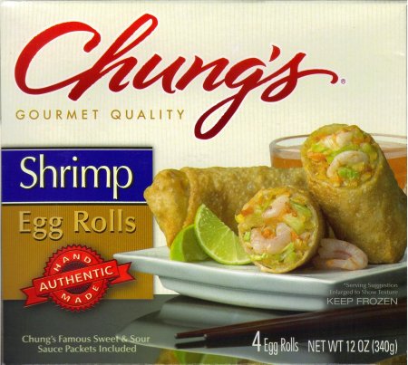 (image for) CHUNG'S SHRIMP EGG ROLLS