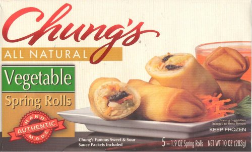 (image for) CHUNG'S VEGETABLE SPRING ROLLS