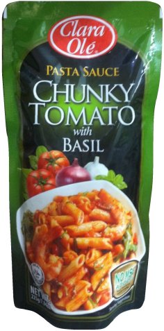 (image for) CLARA OLE' CHUNKY TOMATO WITH BASIL PASTA SAUCE