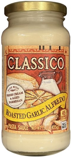 (image for) CLASSICO ROASTED GARLIC ALFREDO PASTA SAUCE