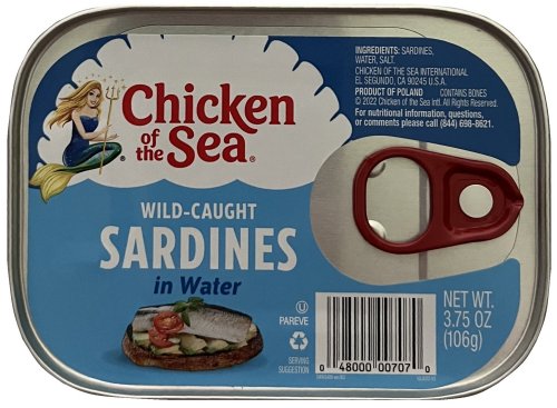 (image for) CHICKEN OF THE SEA SARDINES IN WATER