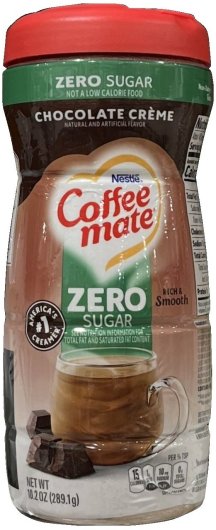 (image for) NESTLE COFFEE MATE ZERO SUGAR CHOCOLATE CREME CREAMER