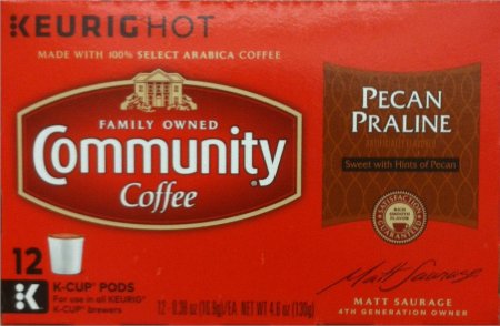 (image for) COMMUNITY COFFEE PECAN PRALINE K-CUP PODS