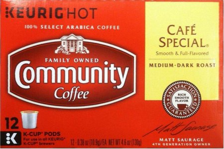 (image for) COMMUNITY COFFEE CAFE' SPECIAL MEDIUM-DARK ROAST K-CUP PODS